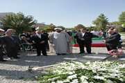 ساخت مقبره الشهدای گمنام دانشگاه علوم پزشکی تهران در پردیس همت